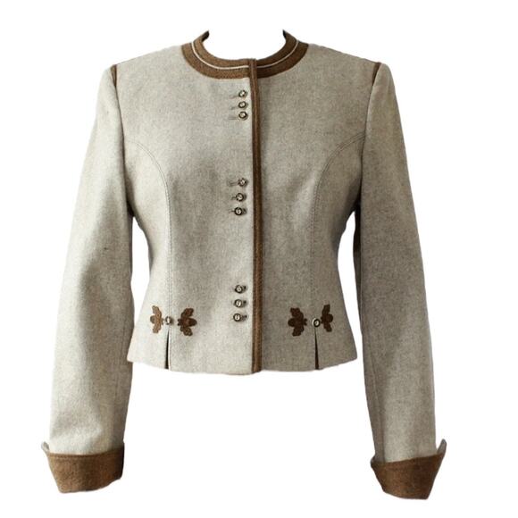 vintage Dresses & Skirts - Vintage Echter Österreichischer Loden Austrian skirt suit size small